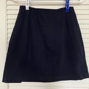 Navy Blue Mini Skirt